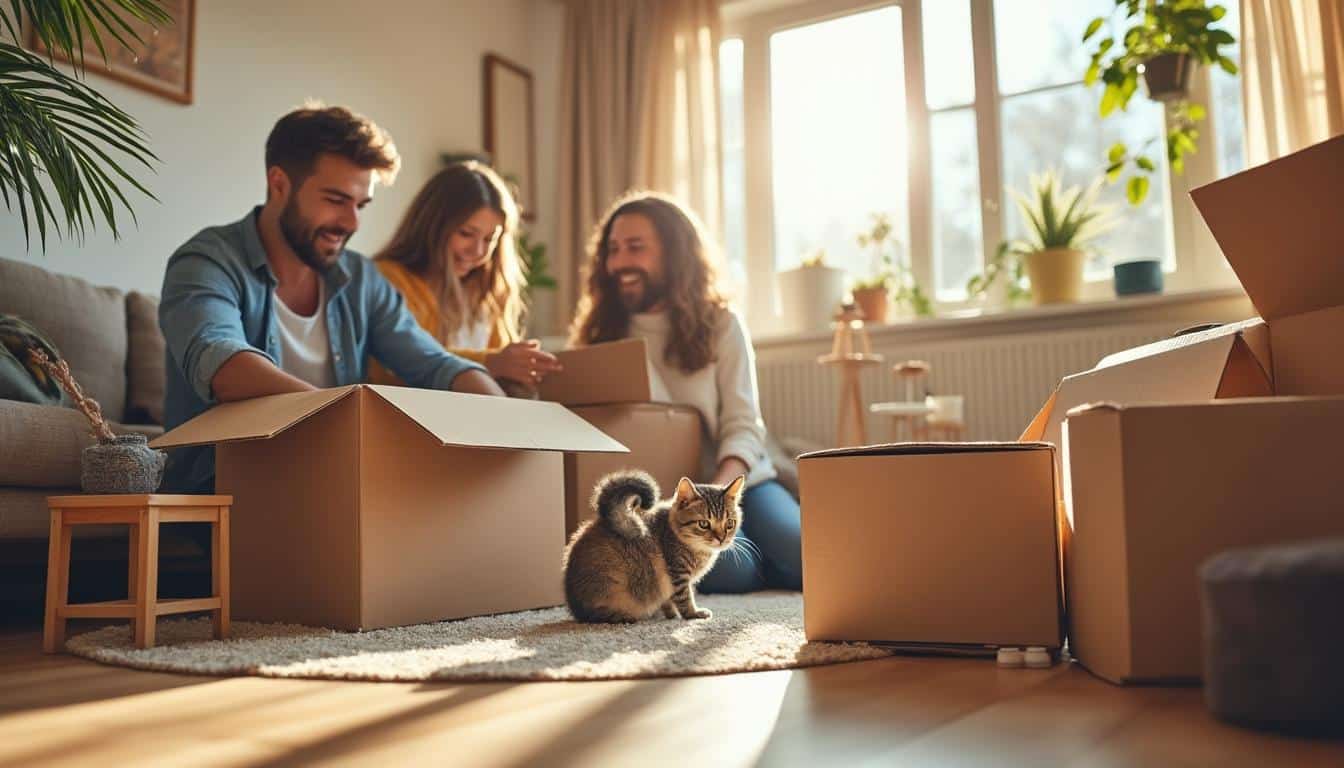 Illustration: Comment bien préparer un déménagement avec votre chat pour que tout se passe au mieux