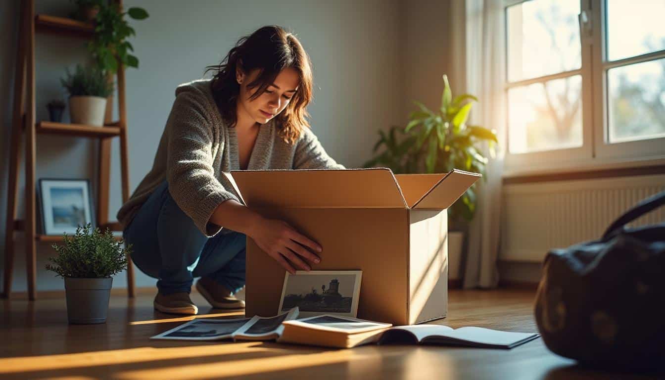 Illustration: Que signifie rêver de déménager ? Comprendre le message de votre inconscient