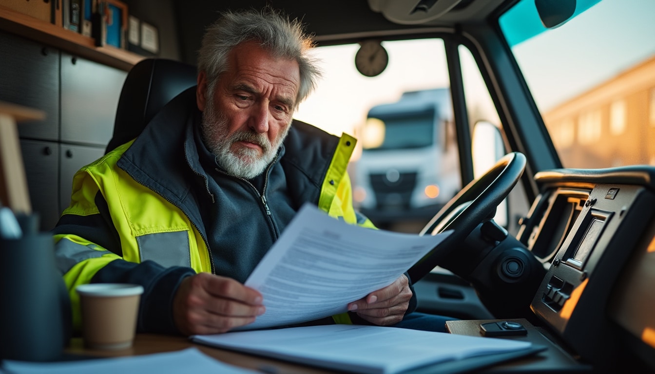 Illustration: Comprendre le dispositif du congé de fin d’activité pour les conducteurs routiers