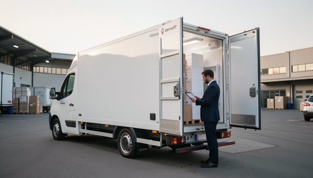 Camion frigorifique Renault pour livraisons maîtrisées