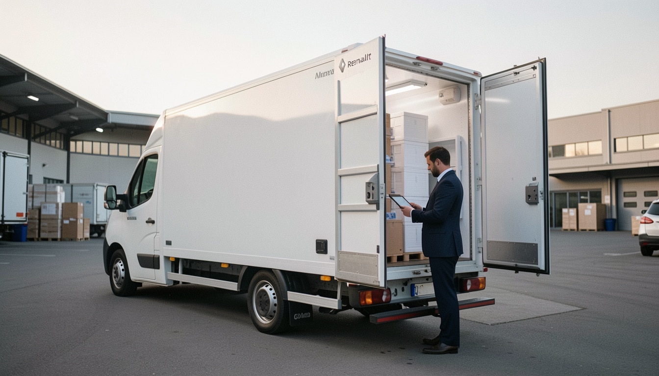 Camion frigorifique Renault pour livraisons maîtrisées