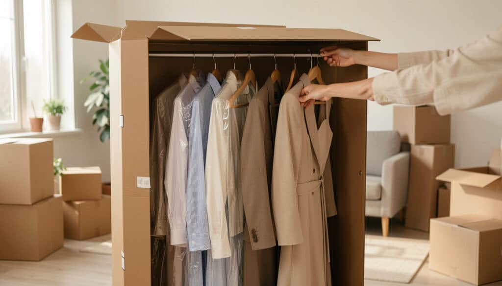 Carton de penderie : bien choisir et protéger ses vêtements