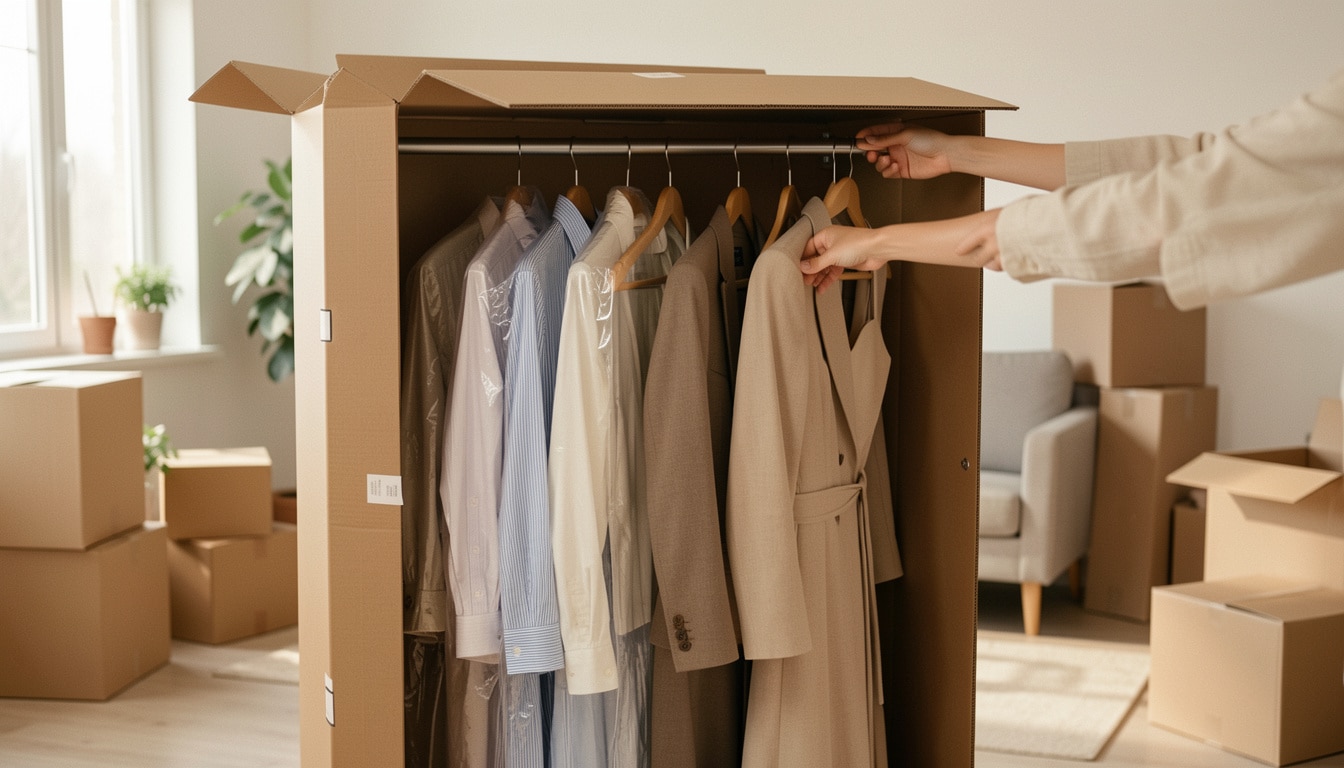 Carton de penderie : bien choisir et protéger ses vêtements
