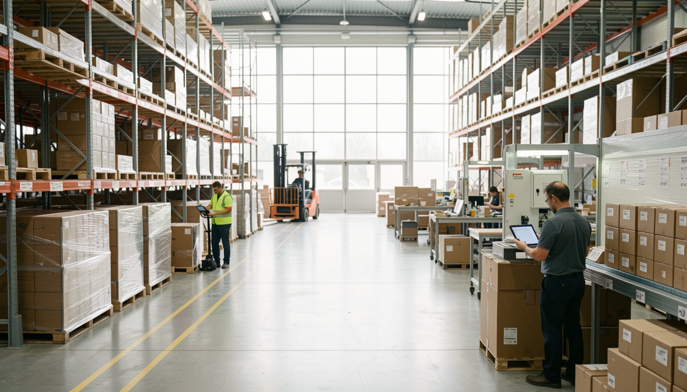 Logistique industrielle : prestations et critères clés