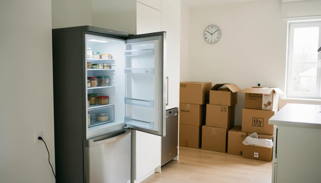 Quand débrancher le frigo avant un déménagement ?
