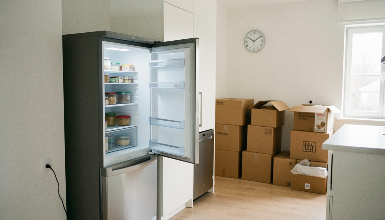 Quand débrancher le frigo avant un déménagement ?