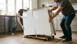 Déplacer un frigo de quelques mètres sans l’abîmer