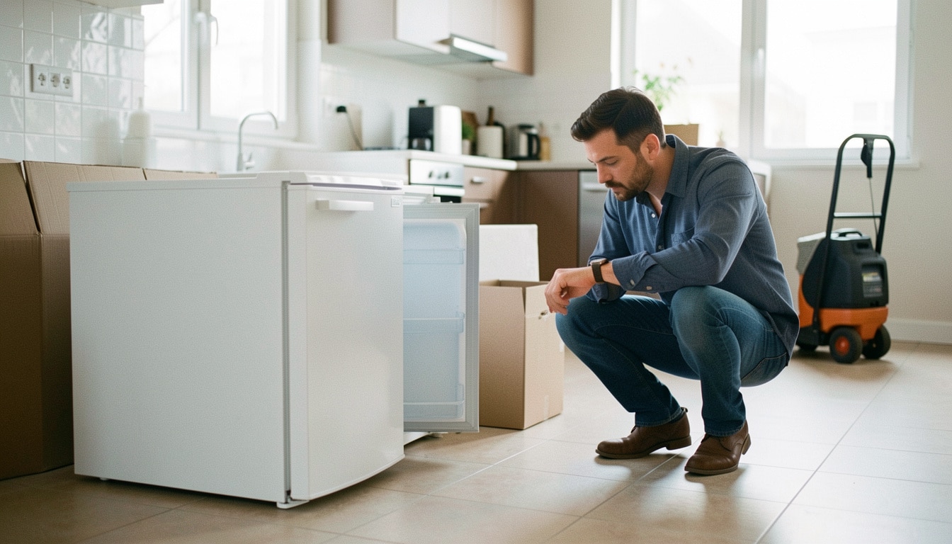 Frigo couché 20 minutes : faut-il attendre avant usage ?