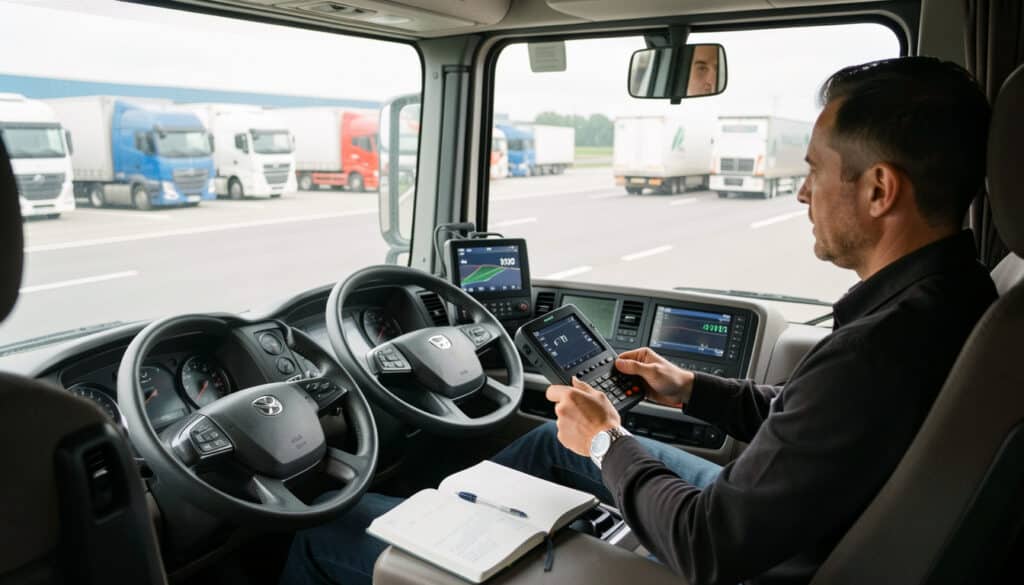 Temps de conduite d’un chauffeur routier et limites