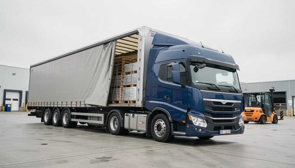 Le transport en tautliner et ses avantages logistiques